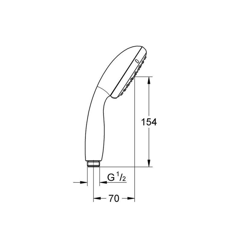 Doccino per doccia grohe, serie vitalio start 100 Grohe BLIDOC0152CR