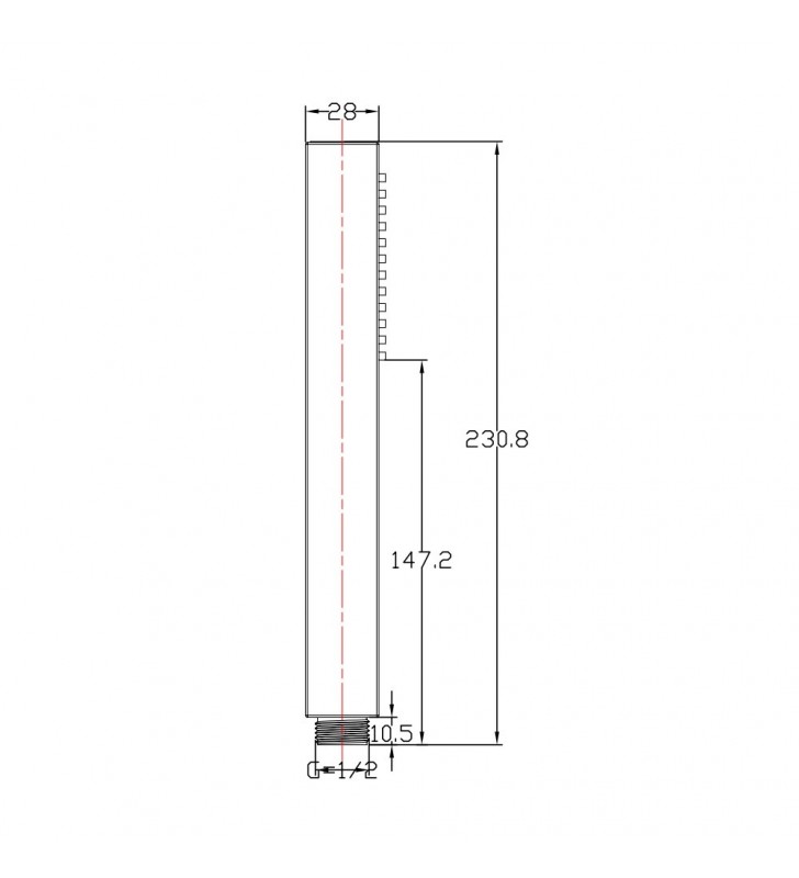 Doccino serie quadra 1 funzione Idrobric BLIDOC0010CR