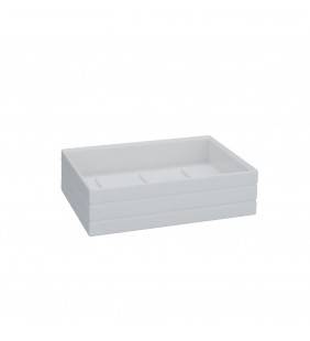 Porta sapone bianco rettangolare - serie style Aquasanit A103110IMP000