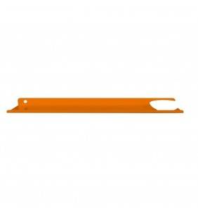  LEO-B164/65 Mensola alluminio arancio con piattino porta sapone 