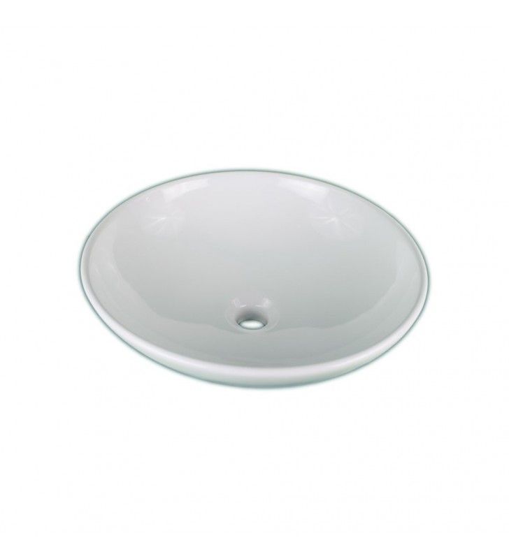 Bacinella da appoggio rotonda in ceramica diana bowl basin rak Rak Ceramics SCACER0546LA