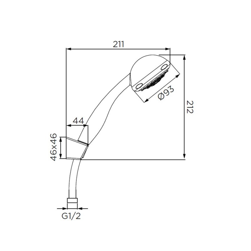 Duplex serie roby cromato, a 2 getti Idrobric BLIDUP0023CR