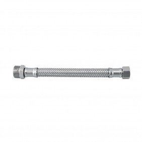 Flessibile in acciaio inox 1/2" m - 3/8" f Idrobric H0226CXX