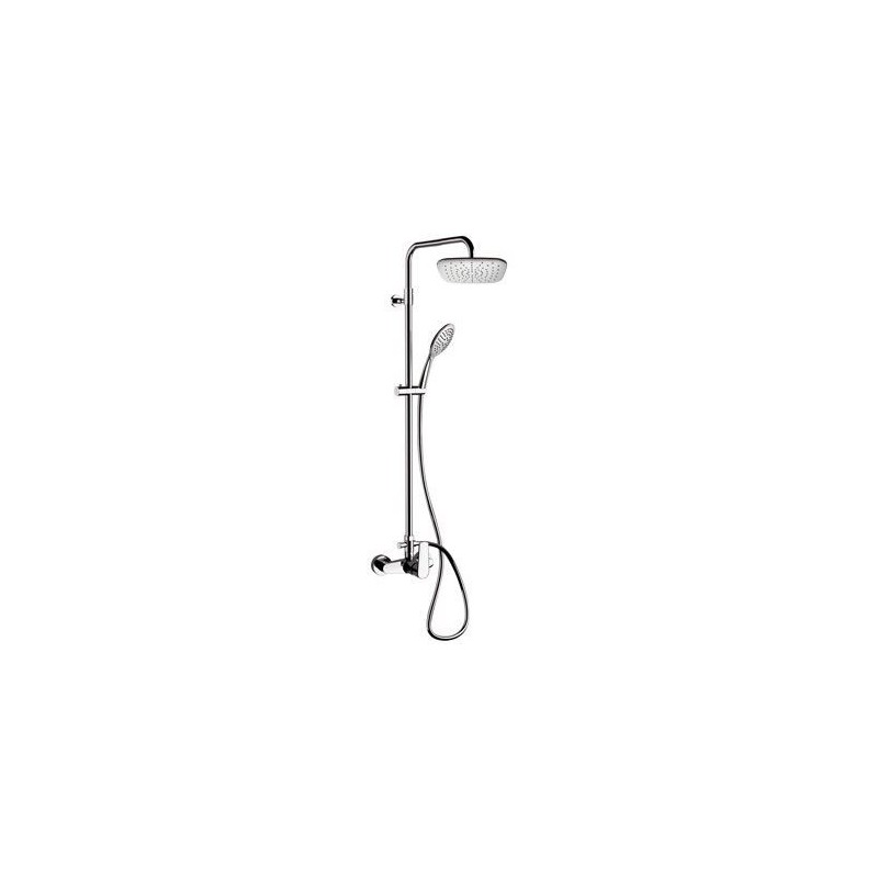 Colonna doccia con soffione ultrapiatto, colonna, doccino e miscelatore - serie vanity Remer V37A5P3AD20