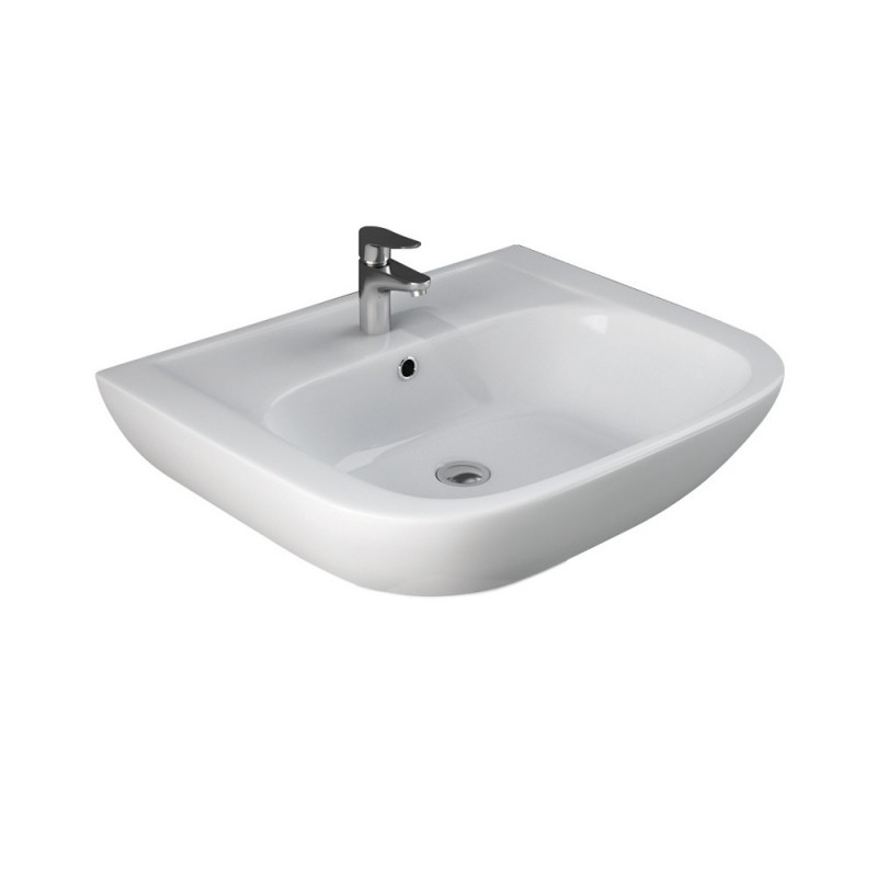 Lavabo da 55 cm in ceramica - serie caroline Rak Ceramics SCACER0725LA