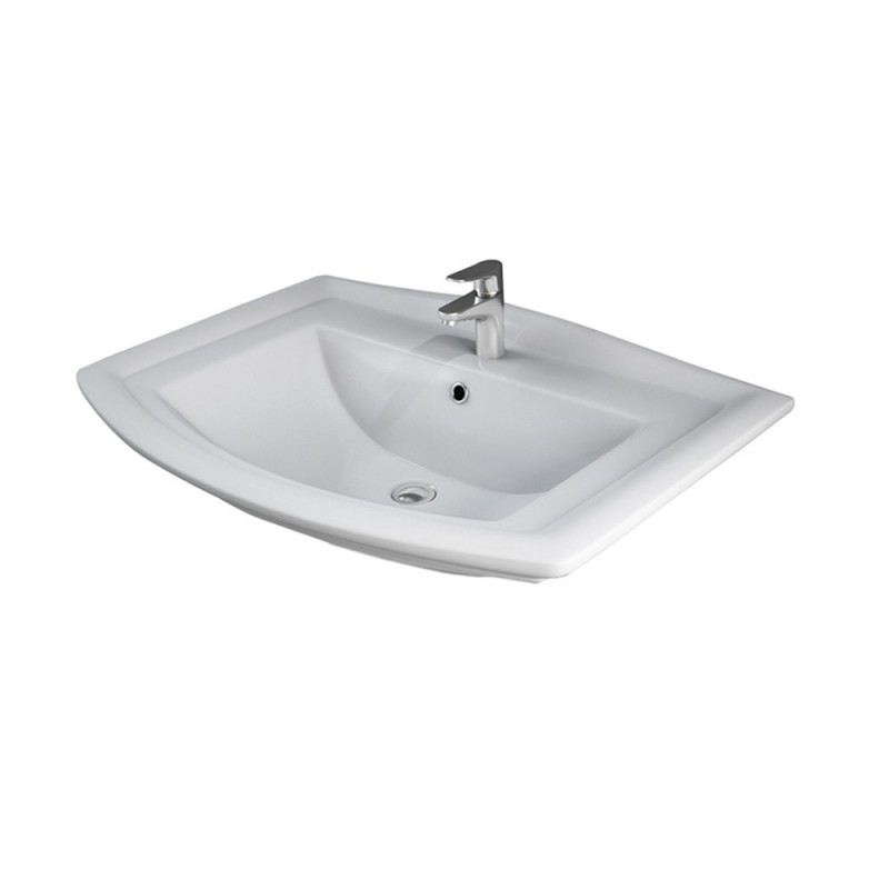 Lavabo in ceramica 65 cm - serie washington Rak Ceramics SCACER0652LA