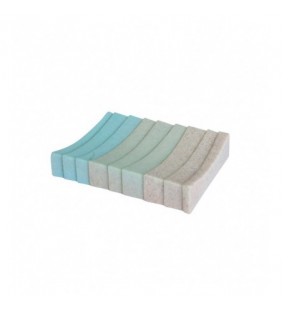 Porta sapone acquamarina - serie layer Aquasanit QD7110AQ