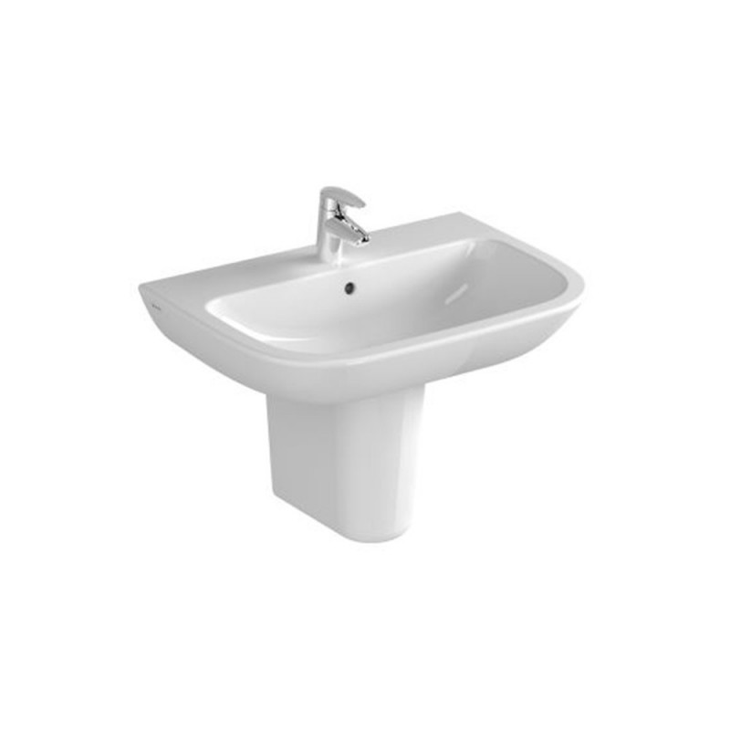 Lavabo 60 cm con semicolonna in ceramica - Serie Zentrum Vitra SFUCER0695SC-SFUCER0687LA