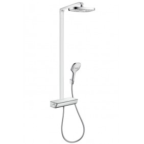 Colonna doccia hansgrohe serie raindance select e 300 con soffione rettangolare Hansgrohe SCACOL0078CR