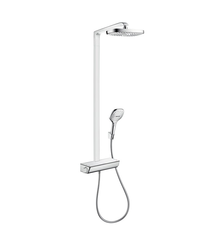 Colonna doccia hansgrohe serie raindance select e 300 con soffione rettangolare Hansgrohe SCACOL0078CR