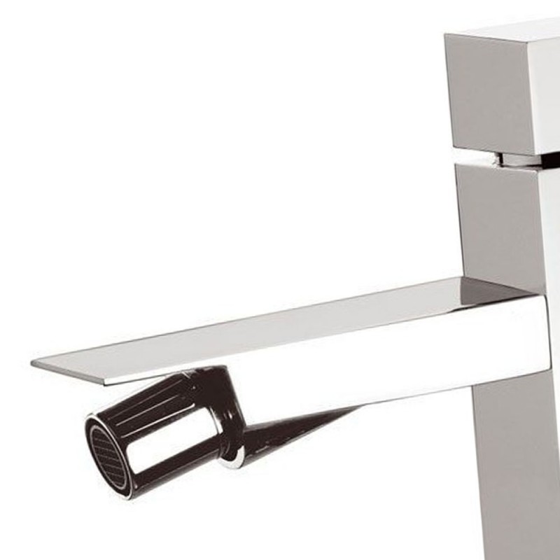 Miscelatore cube waterfall per bidet dotato di scarico Daniel Rubinetterie Q20DAN