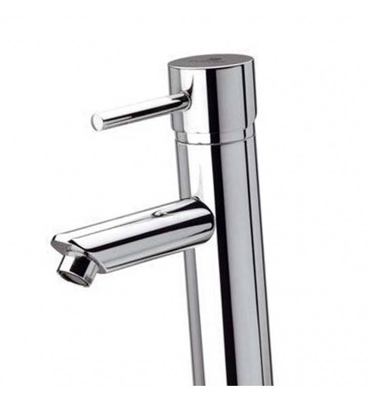 Miscelatore per lavabo alto ideale per i lavabi da appoggio, dotato di scarico - serie suvi Daniel Rubinetterie S20607CR