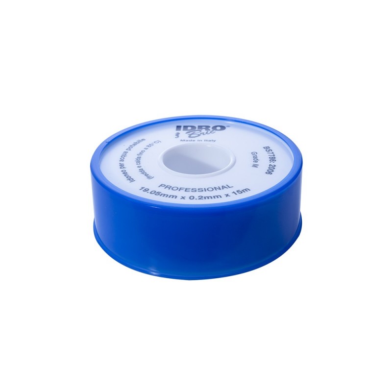 Nastro ptfe professionale certificato 19mmx15mtx0x2 mm Idrobric SACADD0022PT