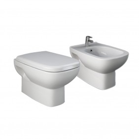 Set vaso wc e bidet sospesi - Serie River Idrobric setwcbidetriversosp