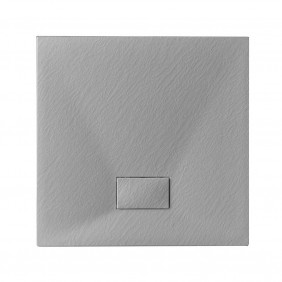 Piatto doccia 80 x 80 cm grigio stone essence slim quadrato 179-SEQ-G80