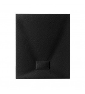 Piatto doccia 80 x 100 cm nero stone essence slim rettangolare 179-SER-N80100