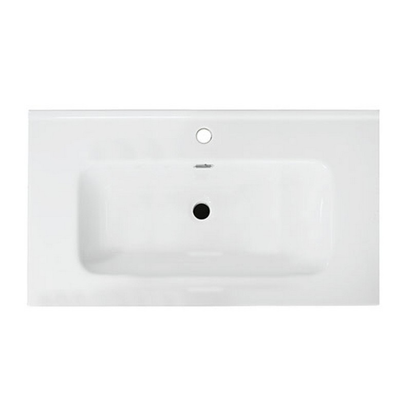 Composizione bagno sopesa linea talia 90 cm rovere nodi DH 142-DMA90-RN