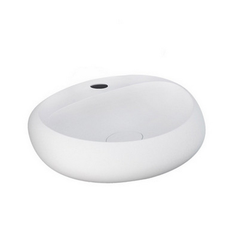 Lavabo sospeso cloud L 55 cm bianco alpino Rak Ceramics 182-P100-BA55