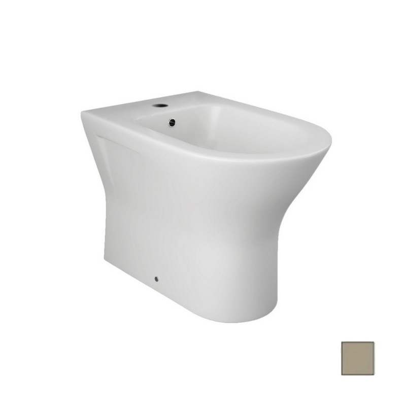 Bidet filo muro feeling cappuccino opaco Rak Ceramics 182-F300-RCM