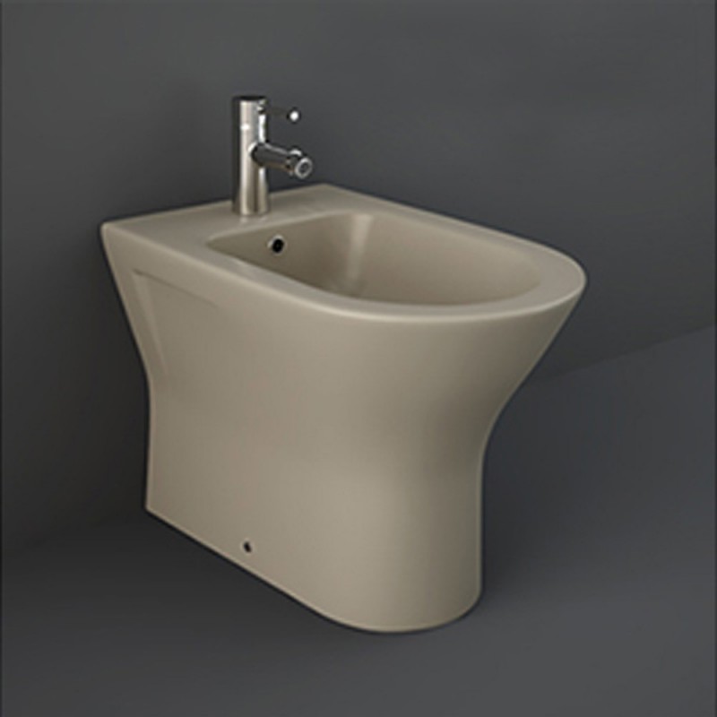 Bidet filo muro feeling cappuccino opaco Rak Ceramics 182-F300-RCM