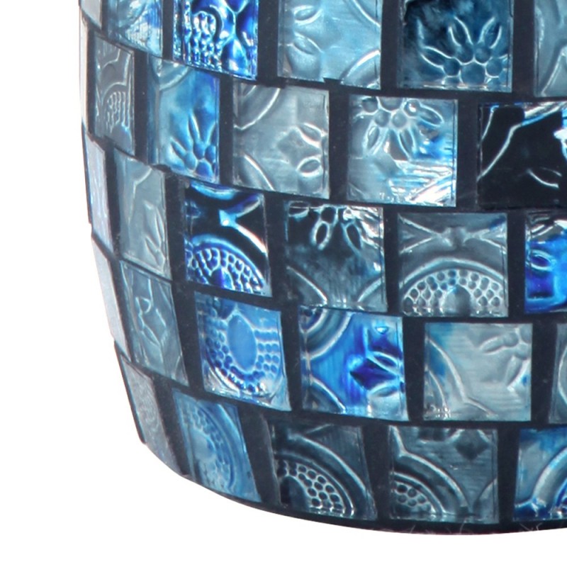 Bicchiere serie crystal in vetro mosaico blu Aquasanit QF9100BL