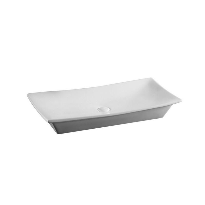 Lavabo d'appoggio serie la24 cm 80 x 39.5 LINPH 185-LA24