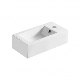 Lavabo d'appoggio versione sinistro serie la47 cm 50 x 25.5 LINPH 185-LA47-SX