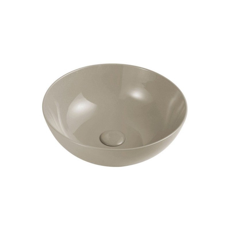 Lavabo d'appoggio D33 cm bianco slim serie 2 LINPH 185-LVA02-BI330