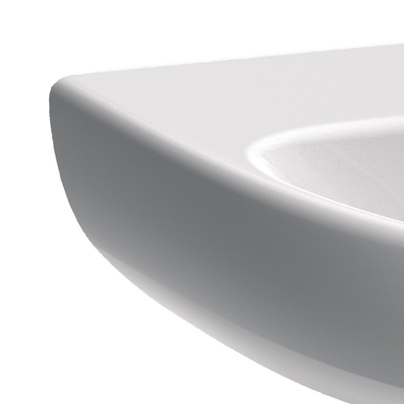 Lavabo L65 cm in ceramica con troppopieno - Serie Selnova Geberit SFUCER0765LA