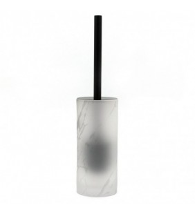 Portascopino in vetro satinato - serie Marble Aquasanit QL6140SA