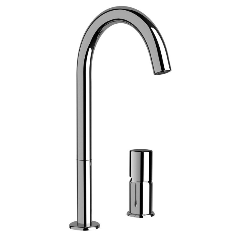 Miscelatore alto lavabo due fori moderno serie Fusion Daniel Rubinetterie FU655L