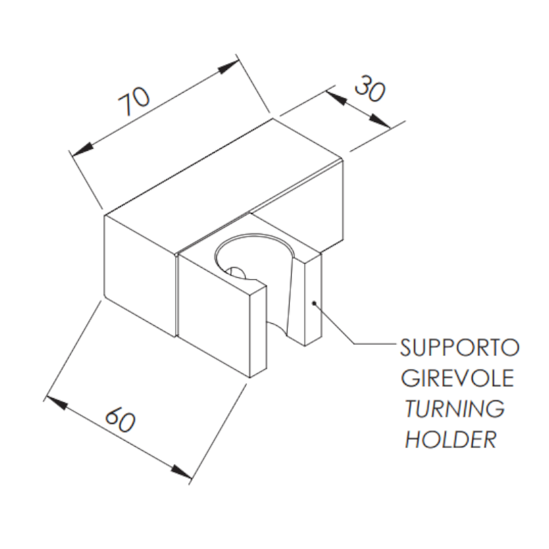 Supporto snodato a braccio serie sq Remer 339S