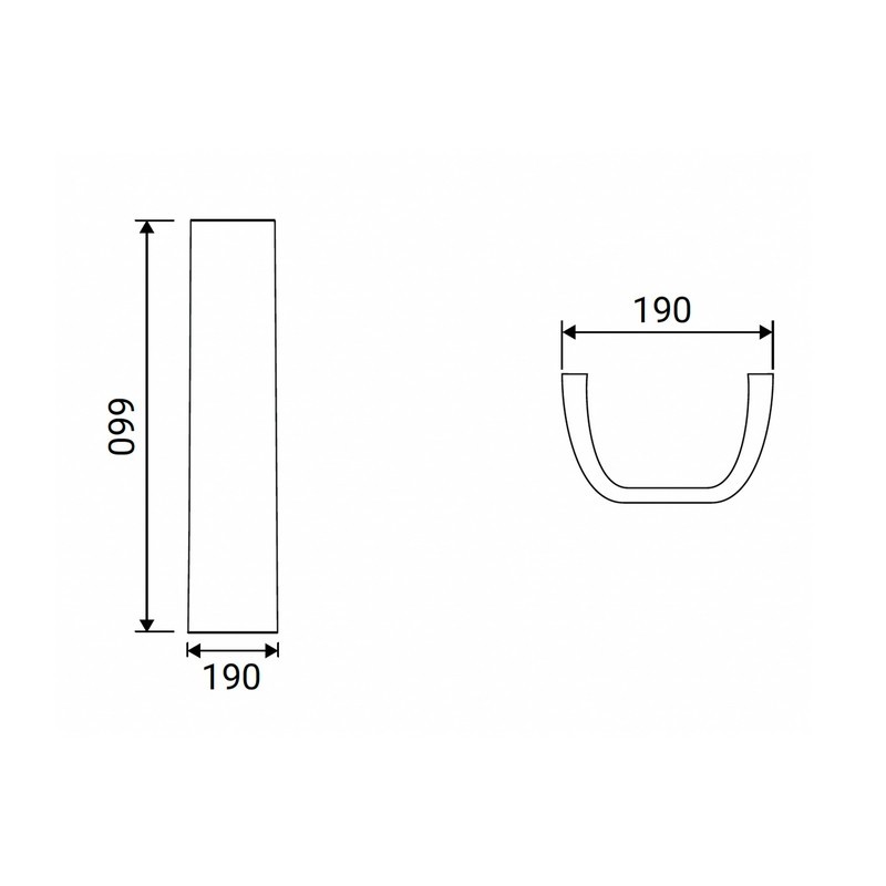 Colonna Serie Oren Bianca Idrobric IC01.0973.06