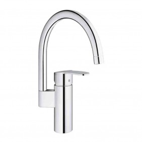 Miscelatore grohe serie cosmopolitan a canna alta con maniglia centrale Grohe SCARUB0762CR