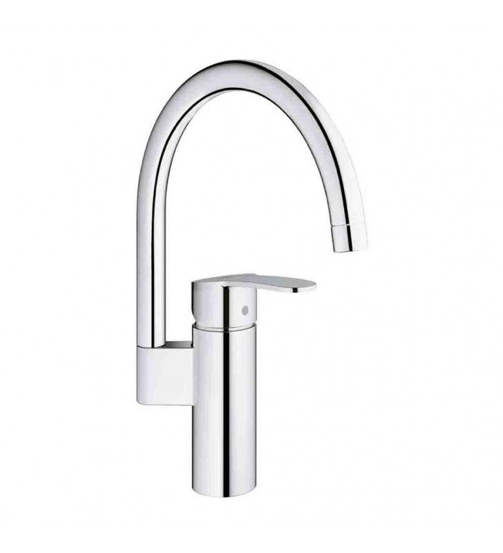 Miscelatore grohe serie cosmopolitan a canna alta con maniglia centrale Grohe SCARUB0762CR